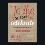 Crafty Celebration Holiday Party Einladung<br><div class="desc">Diese stilvollen Feierlichkeiten fügen Ihrem Feiertag eine moderne und elegante Touch hinzu.Design © www.berryberrysweet.com</div>