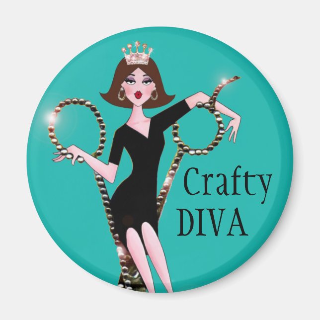 Crafty DIVA-Magnet Magnet (Vorne)