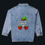 Crafty Elf Matching Family Group Weihnachts-Party  Jeansjacke<br><div class="desc">Crafty Elf Matching Familie Gruppe Weihnachten Party Pajama.</div>