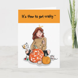 CRAFTY LADY HELLO CARD KARTE
