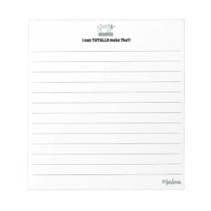 Crafty Nähmaschinenmagnetik Notizblock