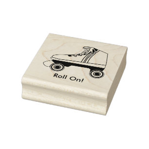 Crafty Rollen-Skate Gummistempel