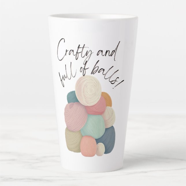Crafty und voll von Balls | Spezielle Tasse (Vorderseite)