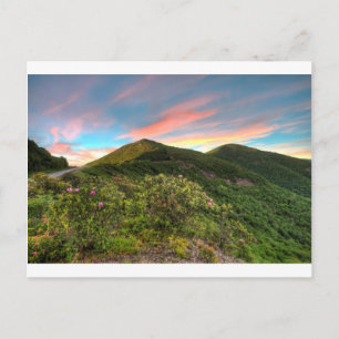 Craggy Pinnacle Sunset Postkarte