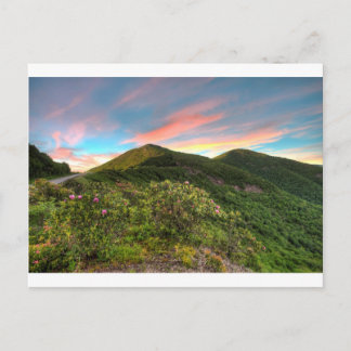 Craggy Pinnacle Sunset Postkarte