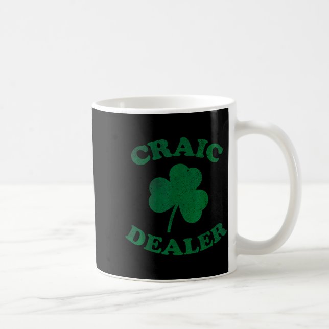 Craic Er Funny St. Patrick's Day Shamrock Tee  Kaffeetasse (Rechts)