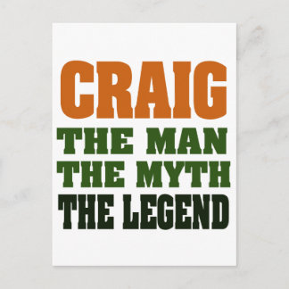 Craig - der Mann, der Mythos, die Legende Postkarte