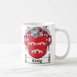 Craig-Familienwappen Kaffeetasse