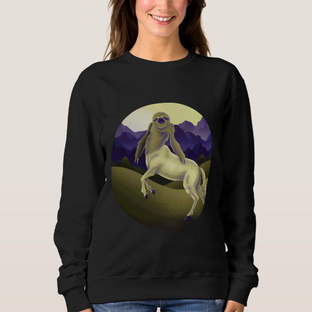 Craig The Sloth Taur Olive Theme Sweatshirt (Vorderseite)