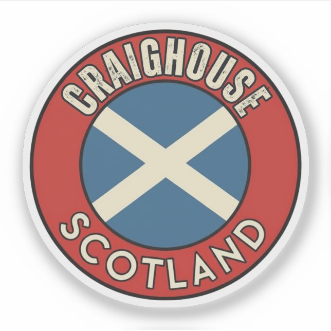 Craighouse, Schottland Aufkleber (Vorderseite)