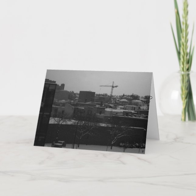 "Crain Freeze" Get Well Card Karte (Vorderseite)