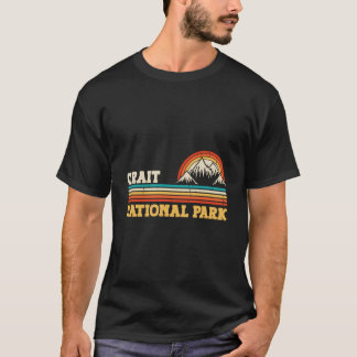 Crait-Nationalpark Bergbäume Sonnenlicht Camg Wand T-Shirt