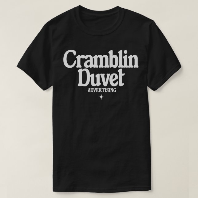 Cramblin Duvet Werbedetwer T-Shirt (Design vorne)