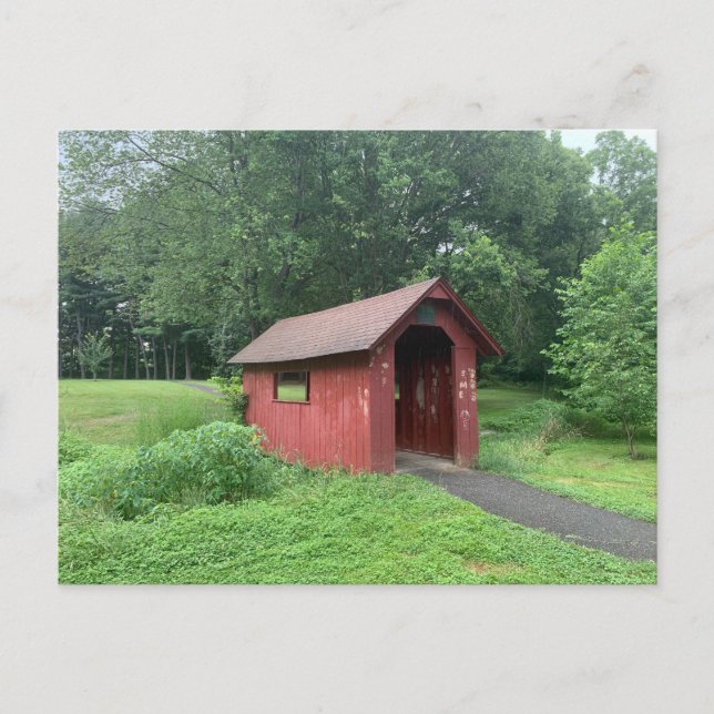 Cramers Covered Bridge Postkarte (Vorderseite)