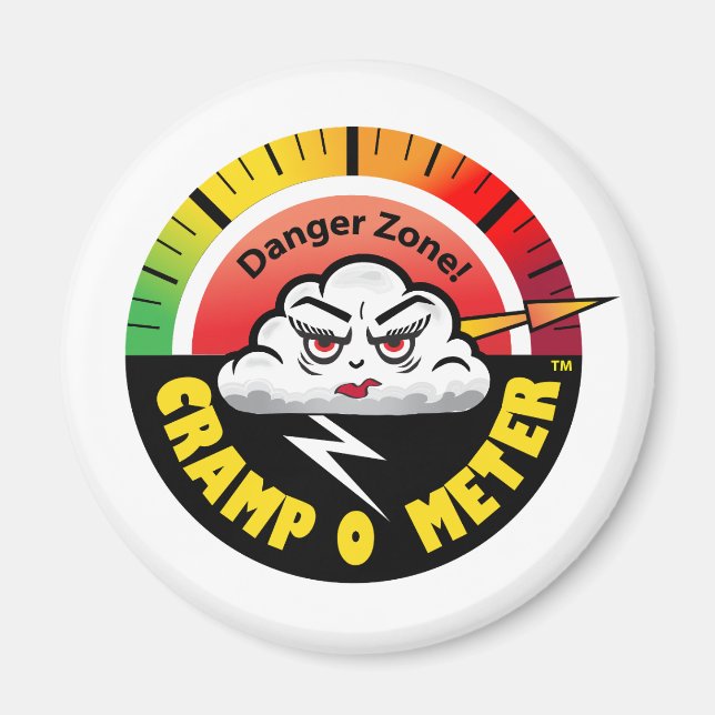 Cramps Warning Magnet (Vorne)