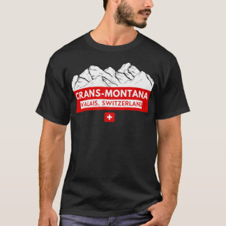Crana Montana Wallis Schweiz Snowboard T-Shirt
