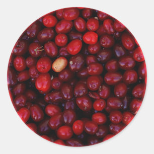 Cranberries Runder Aufkleber