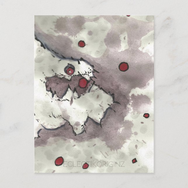 Cranberry Bog Tea Kreatur 002 Postkarte (Vorderseite)