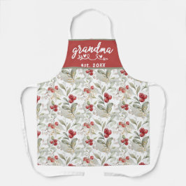 Cranberry Cranberry Branches Berries Ost Schürze