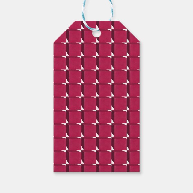 Cranberry Cubes Geschenkanhänger (Vorderseite)