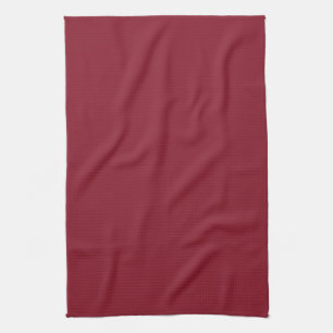 Cranberry Dark Red Solid Trend Farbe Hintergrund Geschirrtuch