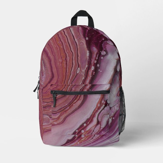 Cranberry Field Bedruckter Rucksack (Vorderseite)