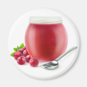 Cranberry-Gelee Magnet