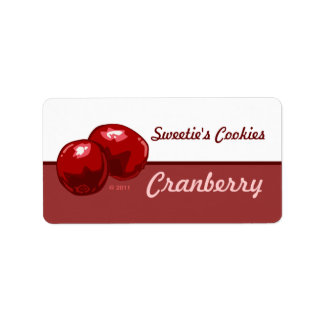 Cranberry Labels Adressaufkleber