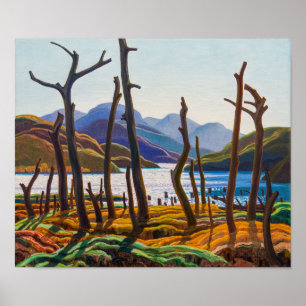 Cranberry Lake Franklin Carmichael Poster