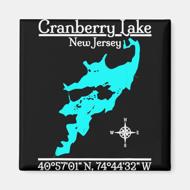Cranberry Lake, New Jersey  Magnet (Vorne)
