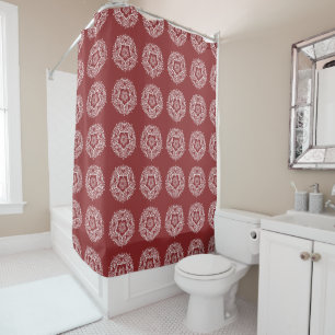 Cranberry Mandala Duschvorhang