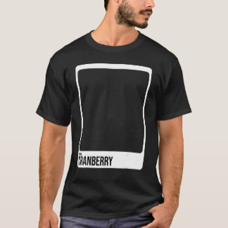 Cranberry Paint Swatch Kostüme Familiengruppe Hall T-Shirt
