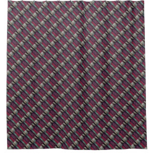 Cranberry Satin Duschvorhang