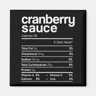 Cranberry-Sauce Ernährung Lustiges Thanksgiving Ch Magnet