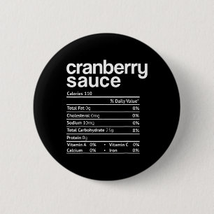 Cranberry Sauce Nutrition Fun Erntedank Christm Button