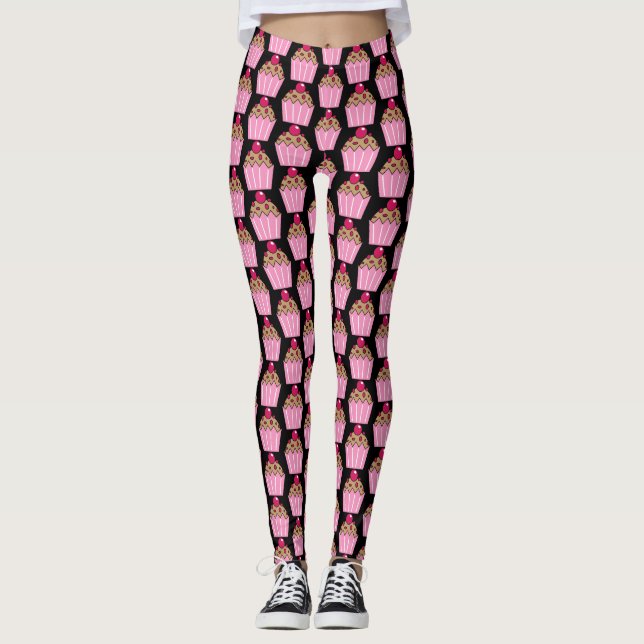 Cranberry Top CUPCAKE Leggings (Vorderseite)