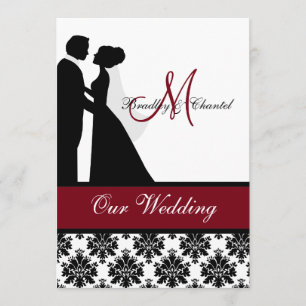 Cranberry Wedding Couple Hochzeit Einladung