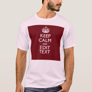 Cranberry Wein Burgund Behalten Ruhe haben Ihren T T-Shirt