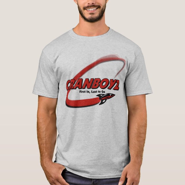 Cranboyz Logo 1-Sided (heller Hintergrund) T-Shirt (Vorderseite)