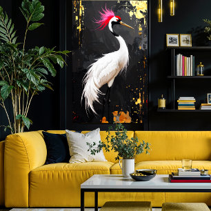 Crane Art - Zeitgenössisches asiatisch inspirierte Fotodruck