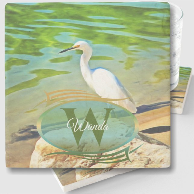 Crane auf dem Mismaloya River 0335 Steinuntersetzer (Von Creator hochgeladen)