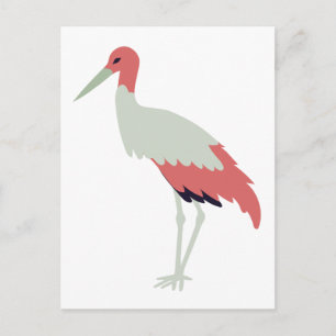 Crane Bird Postkarte