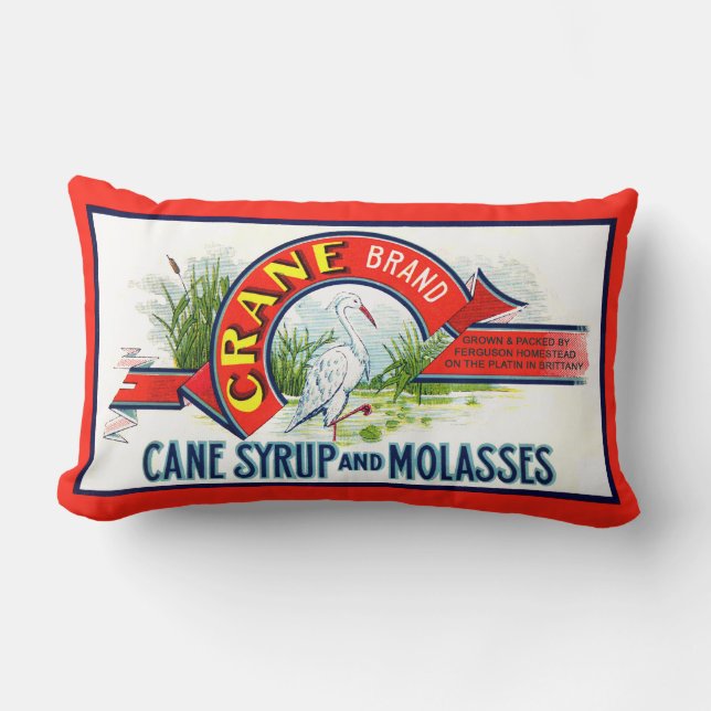 Crane Cane Sirup Pillow Lendenkissen (Vorderseite)