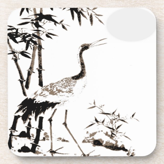 Crane Cork Untersetzer (Vorderseite)