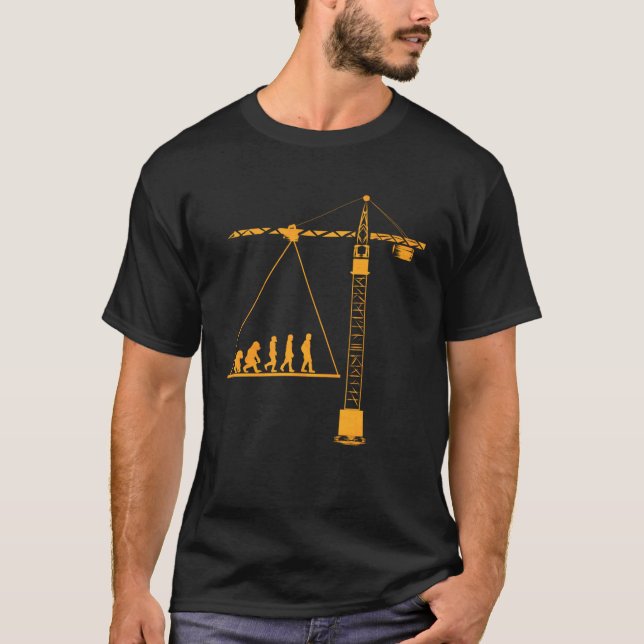 Crane driver  for crane leader evolution crane dri T-Shirt (Vorderseite)