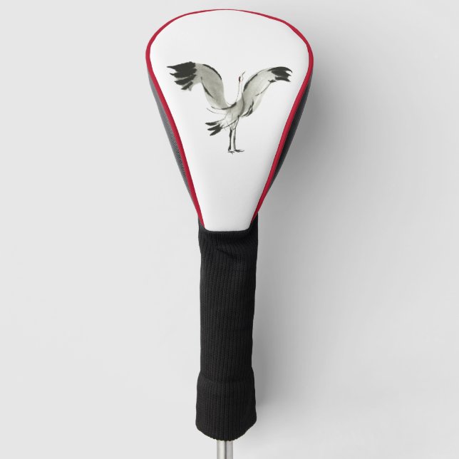 Crane Golf Headcover (Vorderseite)