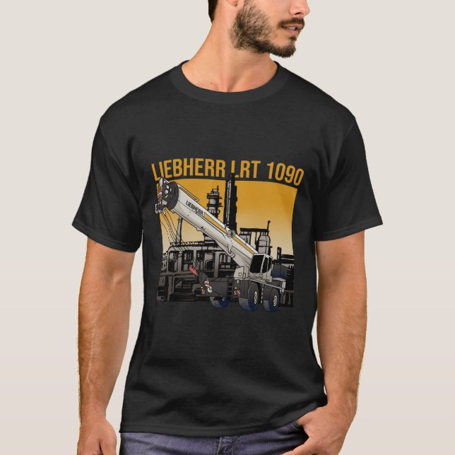 Crane Liebherr LRT1090 T-Shirt (Vorderseite)