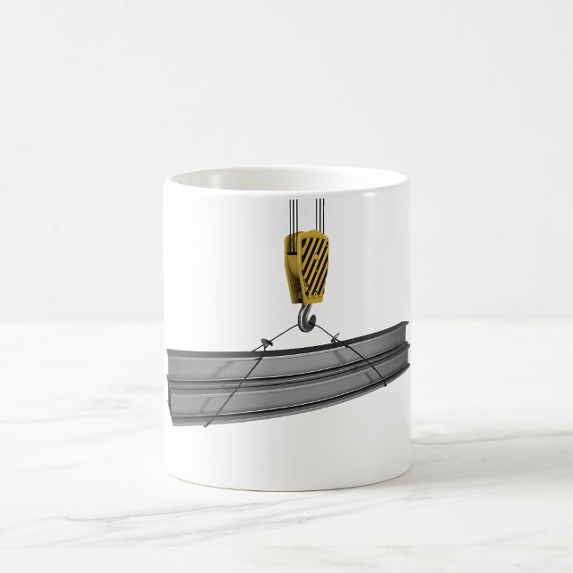 Crane Lifting Girders Tasse (Von Creator hochgeladen)