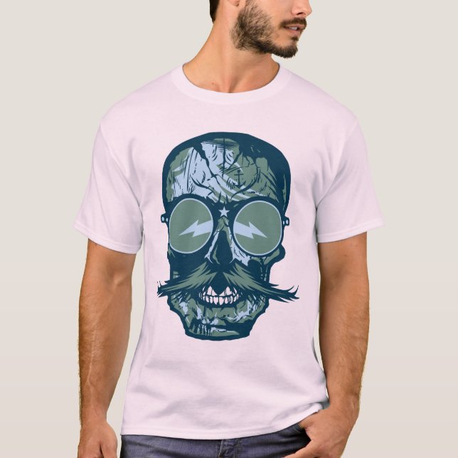 Crane_lun_de_soundso_ronde_kopf_de_mort_hipster_ T-Shirt (Vorderseite)