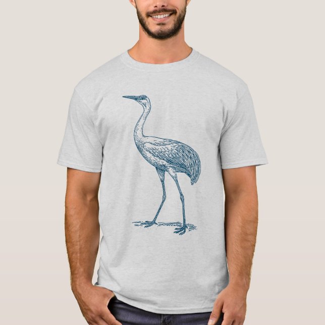 Crane - Ocean Blue T-Shirt (Vorderseite)
